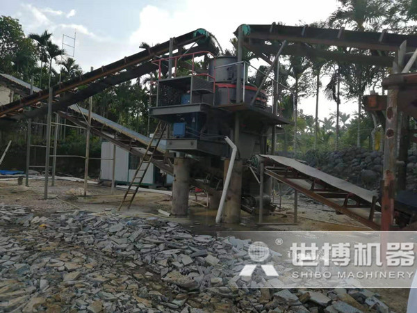 世博沖擊式制砂機(jī)現(xiàn)場(chǎng)