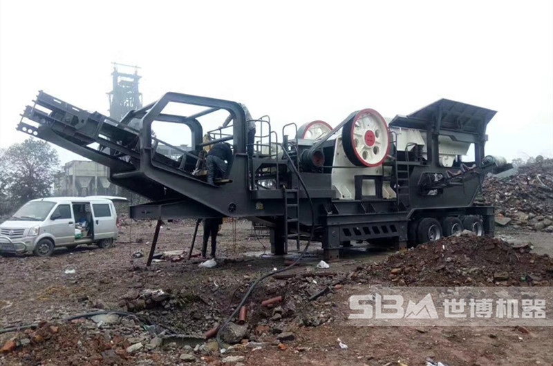 湖北客戶建筑垃圾處理現(xiàn)場