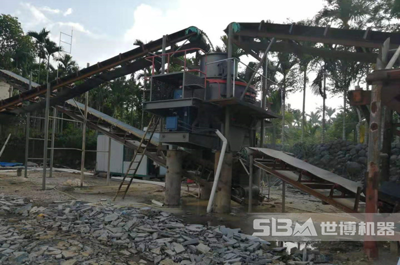 世博新型制砂機(jī)生產(chǎn)現(xiàn)場(chǎng)