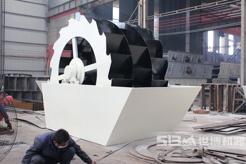 三輪輪斗式洗砂機(jī)，大型洗砂機(jī)械