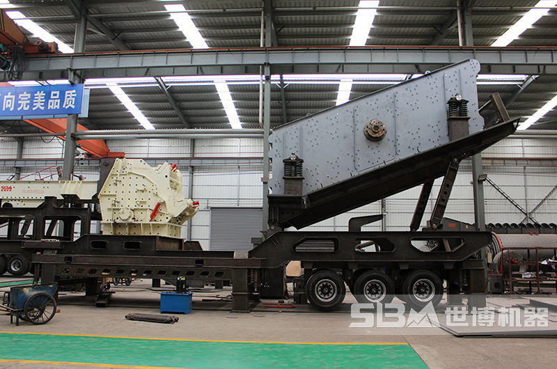 三組合移動打石機(jī)