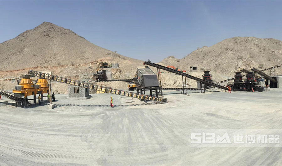 玄武巖破碎制砂現(xiàn)場(chǎng)