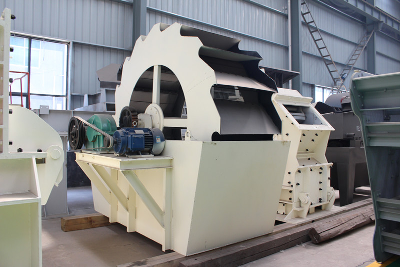 洗砂機，輪斗式洗砂機