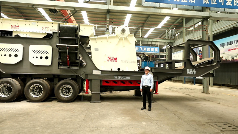 移動石子碎石機，可移動可定制