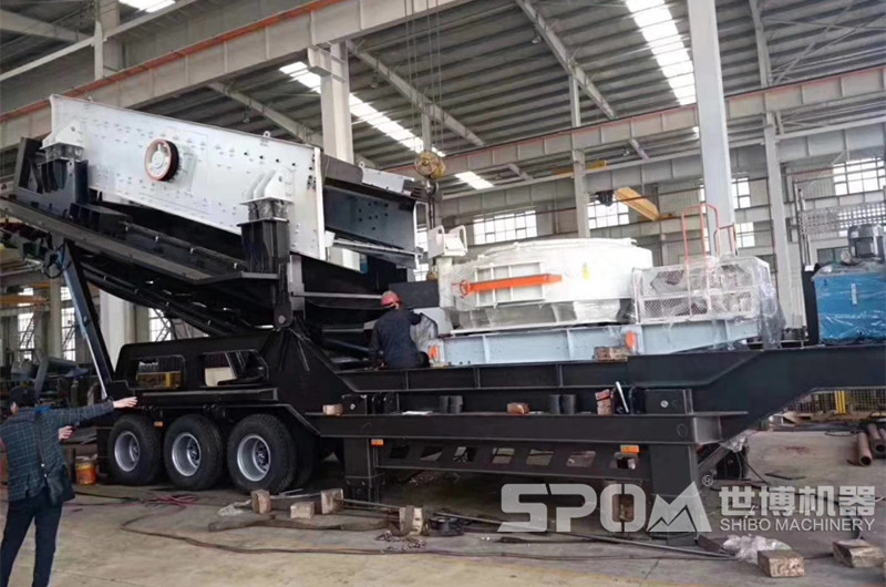 移動沖擊式打砂機(jī)，半成品