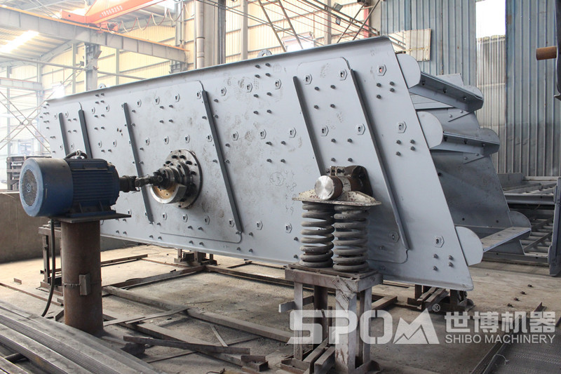 振動(dòng)篩聯(lián)接電機(jī)試機(jī)