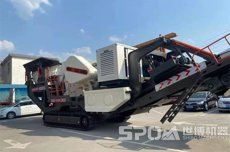 履帶式顎破碎石機