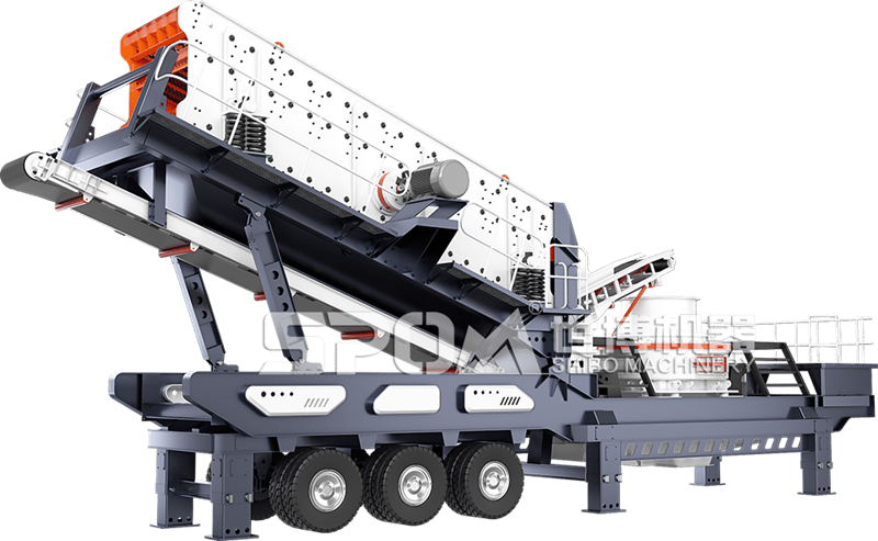 移動(dòng)式?jīng)_擊破石子破碎機(jī)